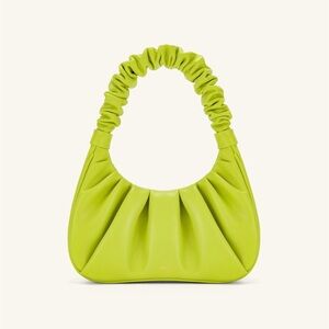 JWPEI - Gabbi Ruched Hobo Handbag - Cyber Lime